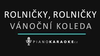 Vánoční koleda - Rolničky, rolničky | Piano Karaoke Instrumental