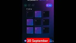 Onus Daily Code 20 September | Daily Code Onus Tap Tap | Onus Daily Code Today