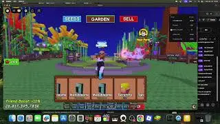 Monoblooma seeds in Grow a Garden New update #roblox   #growagarden  #shorts