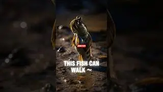 This Fish Can Walk 😱#Animalfacts#mysterious#weirdAnimals#Virelshorts#StrangeAnimals