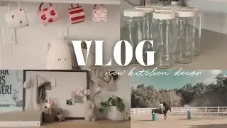 VLOG | New Kitchen Essentials Haul + decor updates