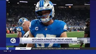 Lions' Aidan Hutchinson a finalist for NFL Defensive, Comeback Player of the Year