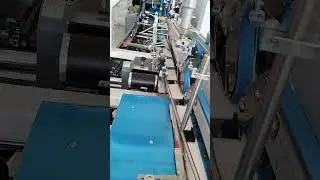 Cardboard Box Automatic Pre folding Gluing Folder Gluer Machine #foldergluermachine #foldergluer