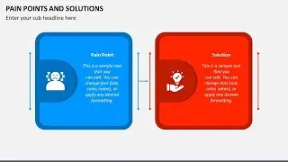 Pain Points and Solutions Animated PPT Slides