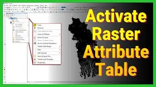 How to Add or Build Raster Attribute Table of Any Raster in ArcGIS