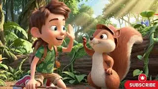The Jungle Rescue Friendship | Squirrel and her Friend #animatedstories