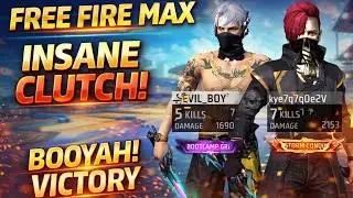 1v3 RUSH CLUTCH 🔥 Last Zone Headshot | Free Fire MAX