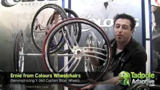Tadpole Adaptive: Y-360 Custom Wheelchair Wheels by Colours