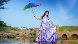 Half saree song shoot || Bhavya || 4k video || RJ CREATIONS ||📸📸📸