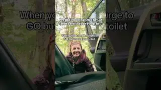 Popping and Peeing in Nature (Don&rsquo;t Hold In Poop!) #doctor #health #pregnancy #mom #travel #viral