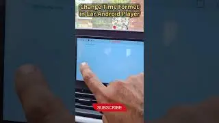 Time setting in android stereo