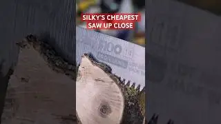 Silky F180 Fine Tooth Pruning Saw Up Close
