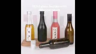 187ml custom glass bottle