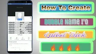 How To Create Bubble Name I'd On Facebook || Latest Trick of 2018 || 100% Working Trick|| Easy Trick