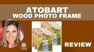 ATOBART 8x10 OAK Natural Wood Photo Frame Review