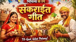 संकराइत गीत | Maithili Folk Song | Til-Gud Aur Patang Wala Lok Geet #songs 