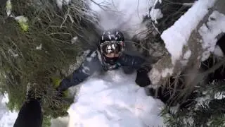Father Rescues Son from Tree Well