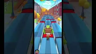Talking tom gold run game 🎮 husky and lava challenge
