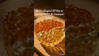 🍯 Honeycomb Cutting ASMR | Sticky, Crunchy, Satisfying ✨