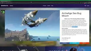 TOTALE FREE ArcheAge Sea Bug Mount  Real Price 25 Dollars 2020 03 27 14 35 27