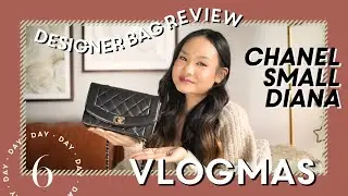 ОБЗОР ДИЗАЙНЕРСКОЙ СУМКИ - Chanel Small Lambskin Diana (Vlogmas 6) | Victoria Hui