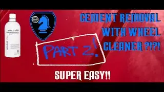 Easier Than Hawk Tuah To Remove Cement From Your Car! Tacsystem Wheel Cleaner! Part 2 KnightAutoPCD