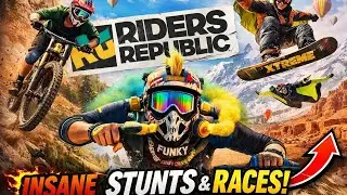 I Tried the CRAZIEST Stunts in Riders Republic 😱🔥 (INSANE GAMEPLAY!)#riderrepublic 
