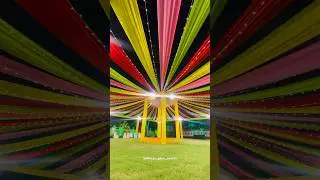 Navrati wedding decor &hearts;️ #mandapdecoration #weddingdecoration #decoration #garba #navratri #weeding