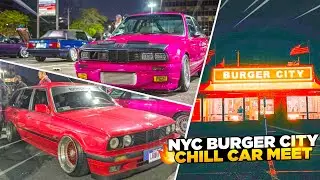 BMW E30 Meet at NYC Burger City (All Cars Welcomed) & It Was PACKED!!