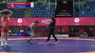 Round 1 GR - 68 kg: I. NURAKHMADOV (TJK) v. E. MOHSENNEJAD (IRI)