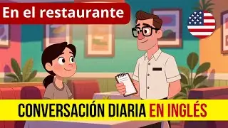 🍽️ Inglés para la Vida Real | Conversación en un Restaurante (Diálogo A1–A2) CON SUBTÍTULOS