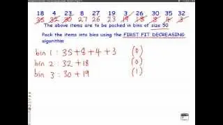 D1 Bin Packing mathscast