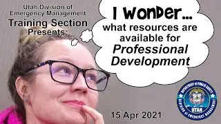 I Wonder What Resources are Available for Professional Development 15 Apr 2021