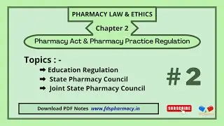 L 2 Education Regulation | CH 2  | Pharmacy Law & Ethics | D.Pharma 2nd Year Notes