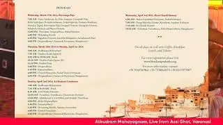 Day 1 - Ati Rudram & Shata Chandi Maha Yagnam, Varanasi, India