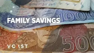 How much money does an average Pakistani family save a month?