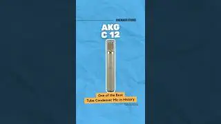The legendary tube condenser microphone, AKG C12 #AKGmicrophones #microphone #musichistory #akgc12