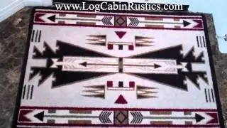Rustic Rug - Cabin Rug - Southwestern Rug - 