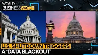 US Economy Goes Dark as Data Stops Flowing | WORLD BUSINESS WATCH | WION