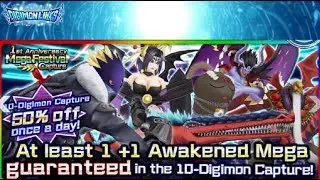Digimon Links 1st Anniversary Mega Festival Capture!!!