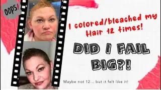 Coloring/bleaching my hair 12 times! Hair FAIL? Ginger Orange Hair #bradmondo  #hairbuddha