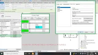 42-Mise en forme des nomenclatures sur Revit