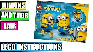 LEGO Instructions: How to Build BRICK BUILT MINIONS AND THEIR LAIR   - 75551 (LEGO MINIONS)