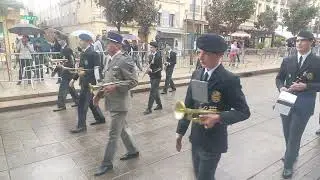 Défilé de la Fanfare du Lycée militaire Aix en Provence
