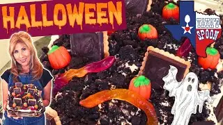 🎃HALLOWEEN TREAT on a BUDGET! JELL-O Chocolate Dirt Cake👻🦇&hearts;️Yaya's Spoon