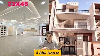 23x45 House Plans 2 bedrooms | 115 Gaj House Design with car parking | Double Storey Small House