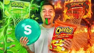 SPICY vs SOUR Basketball Challenges (Every Miss = More Heat)