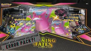 Pokemon Card Opening! Shining Fates Premium Collection. Error Pack???