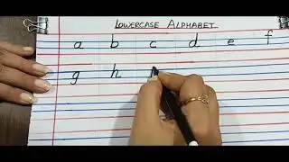 How to write Small abcd, Lowercase Alphabet, Proper formation of Small Letters a to z @niyatibhatt1248