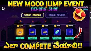 how to complete moco jump event telugu || free fire new moco event telugu || free fire new event ||
